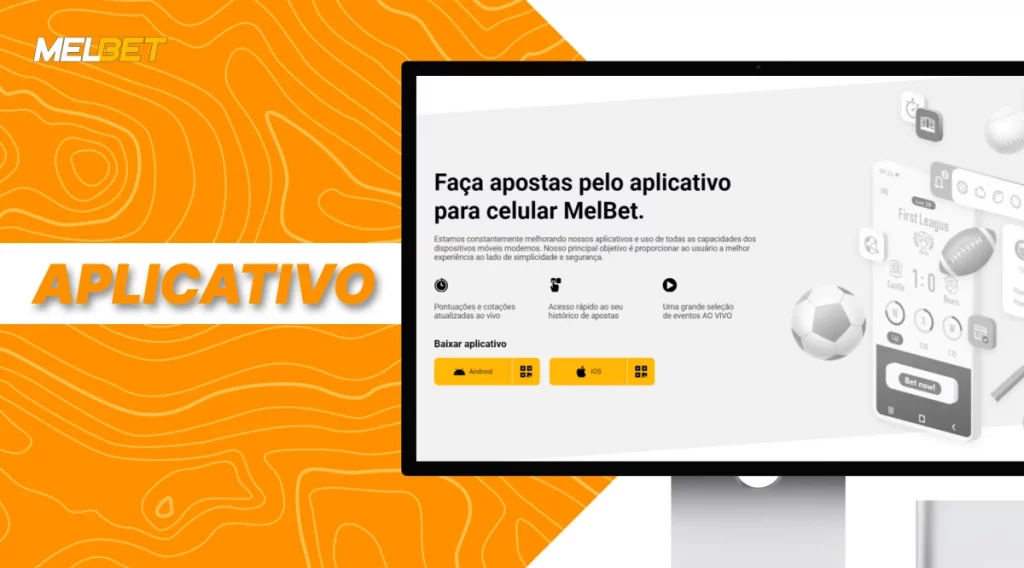 Aplicativo MelBet para apostas pelo celular com acesso rápido à linha e ao vivo