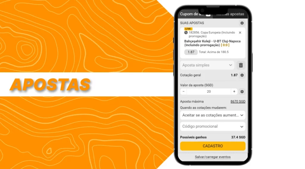 Apostas esportivas e seus cupons