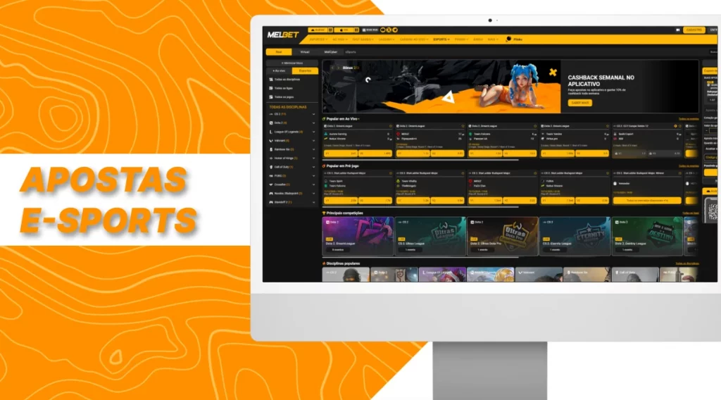 Apostas em eSports para clientes brasileiros